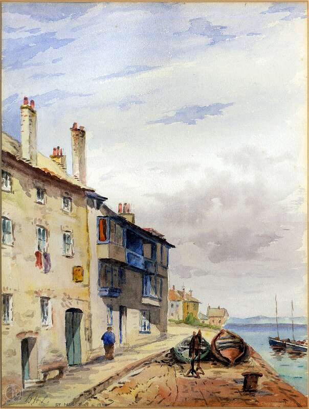 19760000 193007 ST IVES BLANCHE LONG (née Davys) Watercolour-Edit