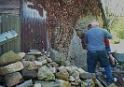 20110418 RESTORING BREAD OVEN (DAY 1) With Patrick Leneveu 01