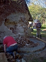 20110419 RESTORING BREAD OVEN (DAY 2) With Patrick Leneveu 06