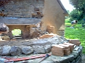 20110824 - 26 BREAD OVEN False Start & Rebuild Of Firebrick Wall 07