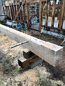 20181128 Preparing 1st Truss Beam Chamfers Mortices 14