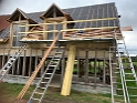 20191012 Starting Work on Le Boquet battens prior to slating 02