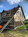 20191019 Starting work on roof slates at Le Boquet 01