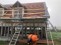 20191022 Starting the roof slates 01