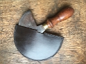 20160320 LEATHER SHEATH FOR SADDLERS KNIFE Made by CAL 03