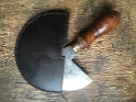 20160320 LEATHER SHEATH FOR SADDLERS KNIFE Made by CAL 04