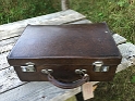 20160400 LEATHER WORKING TOOLS Case Fomerly Aidan G.G. Long's Medical Bag given to him by Helen C. Long (née Vlasto) when he set up in practice at Westerham in 1946