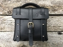 20160823 LEATHER SATCHEL With 8 Studs 3 straps 1 buckle 1 handle for CAL 02