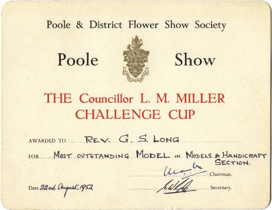 19520822 GUY S. LONG Award 2