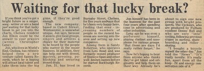 19800808 JOHN ELKON RECORD LABEL CN