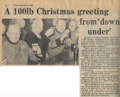 19801226 AUSTRALIAN GIFT TO CHELSEA PENSIONERS CN