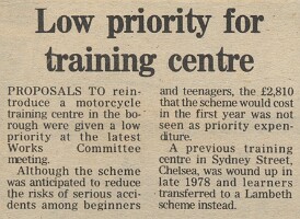 19810710 MOTORCYCLE TRAINING CENTRE CN