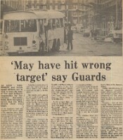 19811016 IRA CHELSEA BARRACKS BOMB CN