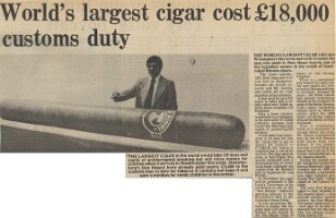 19811016 WORLD'S LARGEST CIGAR CN