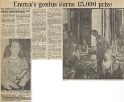 19811218 EMMA SERGEANT NATION PORTRAIT GALLERY AWARD ACQUAINTANCE OF CAL CN
