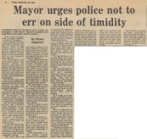 19811218 HEAVY HANDED POLICE OK SIR CHRISTOPHER LEAVER CN