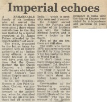 19830318 INDIAN ARMY ASSOCIATION ST JAMES PALACE QUEEN MOTHER LT COL CECIL HOKINS-HUSSON CN