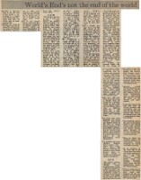 19830520 NOT THE END OF THE WORLD CN