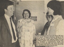 19830715 HEALTH MINISTER KENNETH CLARKE WORLDS END CN