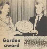 19830715 MAYOR JOAN HANHAM ENVIRONMENT AWARD CN