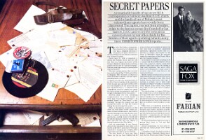19841100 LONDON PORTRAIT SECRET PAPERS 1&2-3 LP