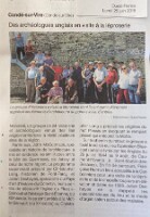 20180625 Guernsey Jersey Historians Visit to Normandy Front Row CAL John McCormack Julien Deshayes Ouest-France